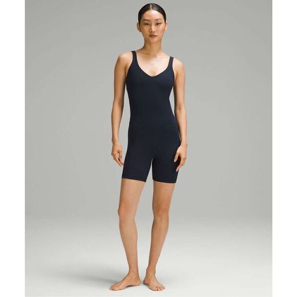 NWT Lululemon Align Bodysuit 6" - True Navy - 0 - Picture 1 of 11